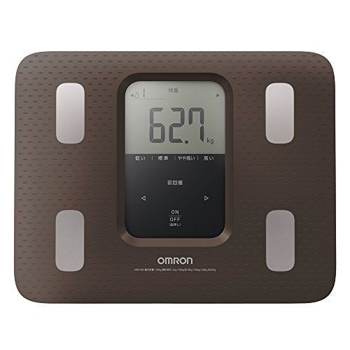 [New] OMRON Weight / Body Composition Meter Body Scan Brown HBF-220-BW