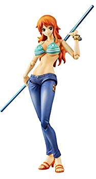 [Used] Variable Action Heroes ONE PIECE Nami about 17cm PVC Painted Movable Figure