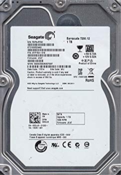 【中古】Seagate 3.5インチ内蔵HDD 1TB 7200rpm SATA 6.0Gb/s 32MB ST31000524AS