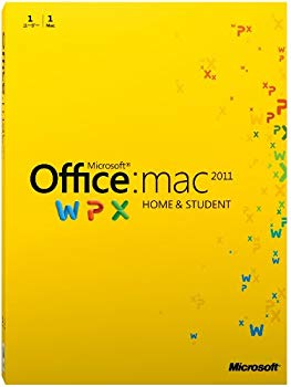[Used] (Unused / Unopened) [Old product] Microsoft Office for Mac Home and Student 2011-1 Pack [Package]