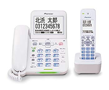 【中古】(未使用･未開封品)　パイオニア Pioneer デジタルコードレス電話機 子機1台付 ホワイト TF-SA75S(W)【国内正規品】