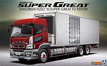 [Used] (Unused/Unopened) Aoshima Cultural Teaching Material 1/32 Heavy Freet Series No.12 Mitsubishi Fuso 2010 Super Great FU Frozen Car Plastic Model