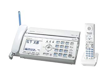 【中古】(未使用･未開封品)　パナソニック おたっくす デジタルコードレスFAX 子機1台付き ホワイト KX-PW521XL-W