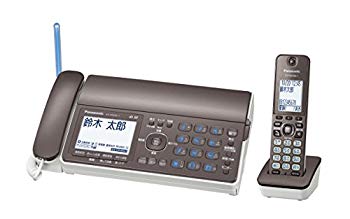 【中古】(未使用･未開封品)　パナソニック おたっくす デジタルコードレスFAX 子機1台付き 1.9GHz DECT準拠方式 ブラウン KX-PD503DL-T