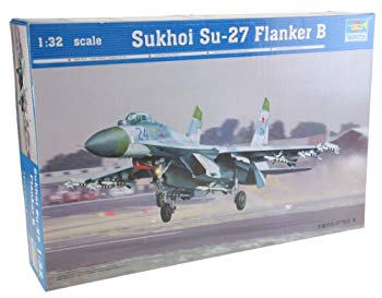 [Used] (Unused/Unopened) Trumpetter 1/32 Suhoi SU-27B Flanker B type plastic model