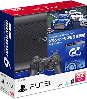 [Used] PlayStation 3 Starter Pack Gran Turismo 6 included Charcoal Black (15th Anniversary Car "NISSAN GT-R NISMO GT3 15th Anniv"