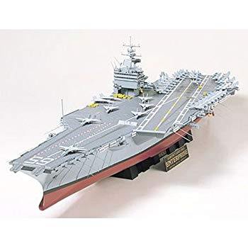 [Used] (Unused/Unopened) Tamiya 1/350 ship series No.7 US Navy Nuclear Aircraft carrier CVN-65 Enterprise Plastic Model 78007