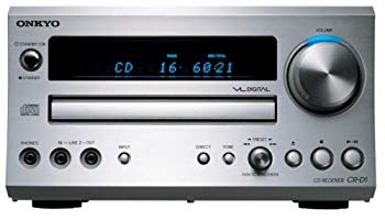 [Used] ONKYO CD/FM tuner amplifier 60W+60W Silver CR-D1 (S)