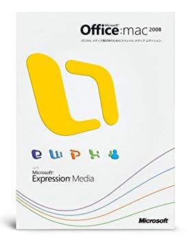 [Used] (Unused / Unopened) [Old product] Office 2008 for Mac Special Media Edition with Expression Media