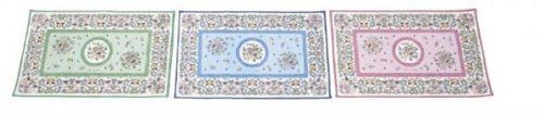 [New] FT1227 Kawashima Textile Majestic Hadon Hall Bass Mat Kitchen Mat 50 × 80 Blue 2894K