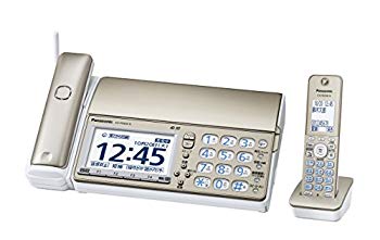 【中古】(未使用･未開封品)　パナソニック おたっくす デジタルコードレスFAX 子機1台付き 1.9GHz DECT準拠方式 シャンパンゴールド KX-PD604DL-N
