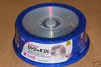 [Used] (Unused / Unopened) Office Depot 2 -layer DVD + R DL blank DVD Recordable Media (25 packs)