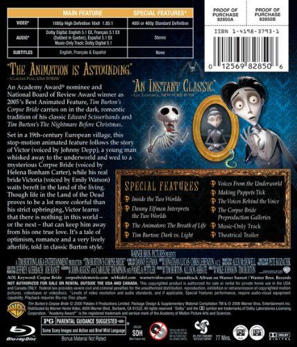 【新品】 Corpse Bride [Blu-ray]