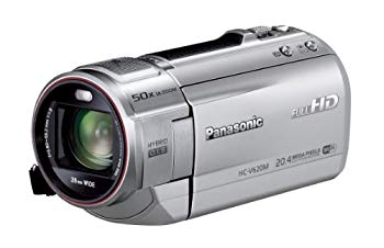 【中古】(未使用･未開封品)　パナソニック デジタルハイビジョンビデオカメラ V620 内蔵メモリー32GB シルバー HC-V620M-S