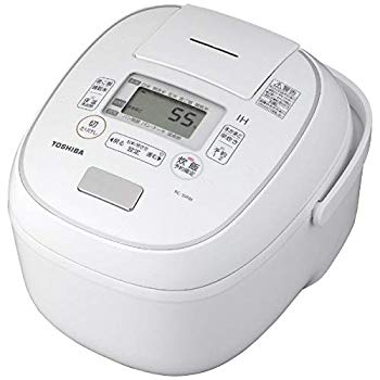 【中古】東芝 IHジャー炊飯器（5.5合炊き） グランホワイトTOSHIBA 鍛造釜 RC-10RM-W