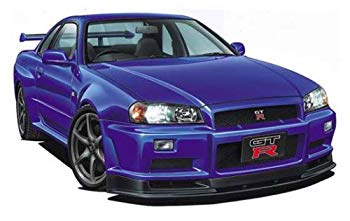 [Used] (Unused/Unopened) Aoshima Cultural Teaching Material 1/24 The Best Car/GT No51 R34 Skyline GT-R