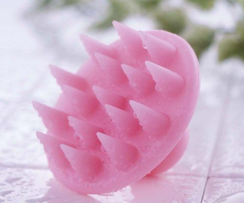 [New] Silicon shampoo brush (pink) 27169