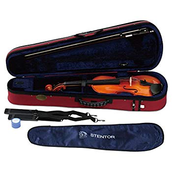 [Used] Stentor violin outfit adaptation height 145cm or more hard case, bow, Semiflu SV-180 4/4/4/4/4/4