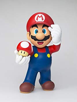 【中古】(未使用･未開封品)　ニュースーパーマリオブラザーズ デスクトップソフビシリーズ マリオ