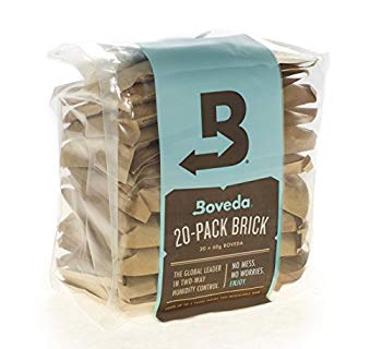 【中古】(未使用･未開封品)　Boveda Humidipakボヴェダヒュミディパック【ギター用調湿剤】湿度調整剤パック 湿度 49% ギターを湿気や乾燥から守る Lサイズ70グラム×20個入