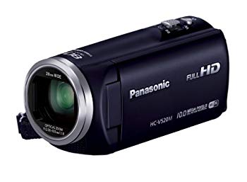 【中古】(未使用･未開封品)　パナソニック デジタルハイビジョンビデオカメラ V520 内蔵メモリー32GB ダークネイビー HC-V520M-A