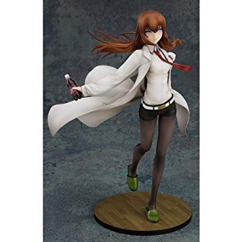 【中古】シュタインズ・ゲート 牧瀬紅莉栖 白衣Ver. ワンダーフェスティバル2013夏 1/8スケール PVC製 塗装済み完成品フィギュア