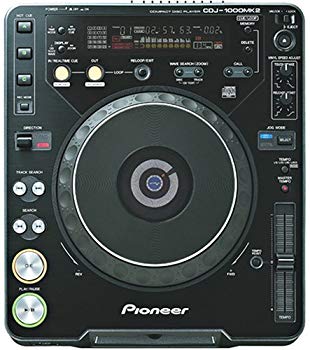【中古】Pioneer CDJシリーズ プロフェッショナルCDプレーヤー ブラック CDJ-1000MK2