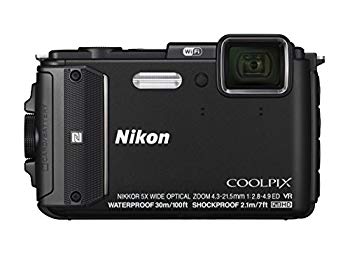 [Used] Nikon Digital Camera Coolpix AW130 Black BK