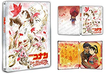 [Used] [Geo limited set] With steel book "Theatrical version Detective Conan to Red Love Song (Love Letter)" First Limited Special Edition Blu-Ray+DVD 2 discs