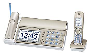 【中古】(未使用･未開封品)　パナソニック おたっくす デジタルコードレスFAX 子機1台付き 1.9GHz DECT準拠方式 シャンパンゴールド KX-PD603DL-N