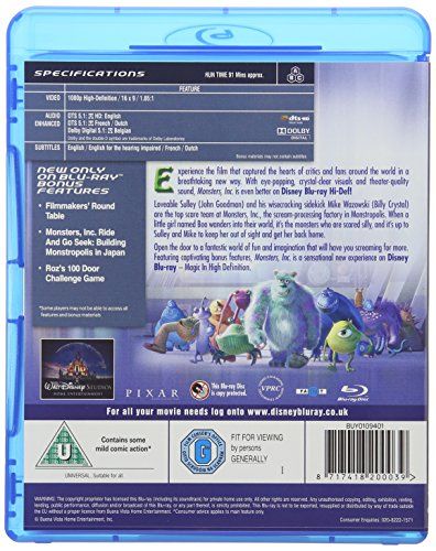 【新品】 Monsters Inc [Blu-ray] [Import]