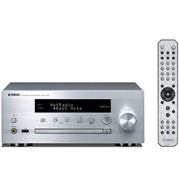 [Used] Yamaha Network CD Receiver AIRPLAY/MUSICCASTR compatible Wi-Fi Built-in Silver CRX-N470 (S)