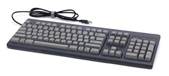 【中古】(未使用･未開封品)　東プレ キーボード REALFORCE104UG-HiPro 英語配列 USB 有線接続 静電容量無接点方式 ハイプロ仕様 昇華印刷 ALL45g荷重 ブラック/グレー YK2100