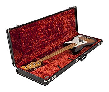 [Used] (Unused / Unopened) Fender Hard Case G & G Deluxe Precision Bassr Hardshell Case Black with Orange Plush Interior FenderR AMP LOGO