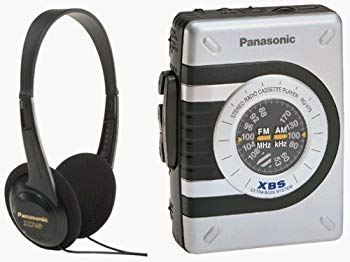 [Used] (Unused / Unopened) Panasonic RQV75 Headphone Teleo Radio Cassette XBS