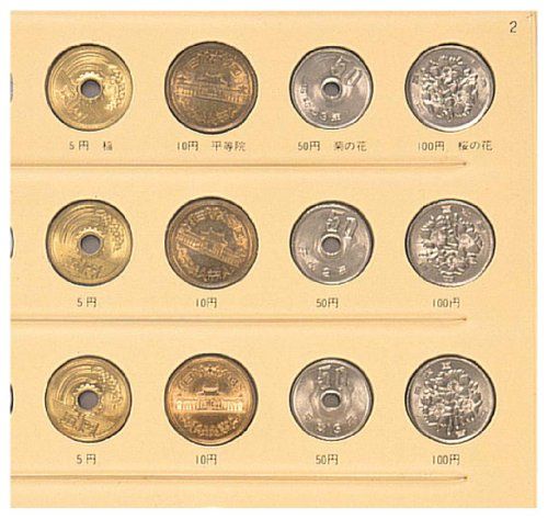 [New] Tage Heisei Coin Album B5S Coin As which 9 bills holder 2 sheets C-36D