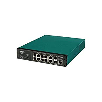 [Used] (Unused / Unopened) Panasonic ES Networks PoE Plus compatible 10-port L2 Switching hub Switch-M8eglpwr+ PN28088
