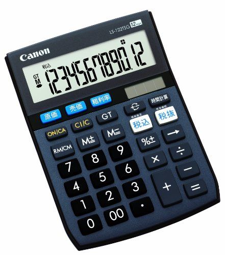 [New] Canon 12-digit clean LS-122TSG SOB Green Purchase Law Completely Complacement Business Calculation Function