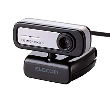 [Used] ELECOM WEB Camera 2 million pixel microphone built-in MAC compatible black UCAM-C0220FBNBK