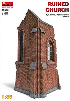 [Used] (Unused/Unopened) Mini -art 1/35 Ruins church geolama accessories MA35533 Plastic model