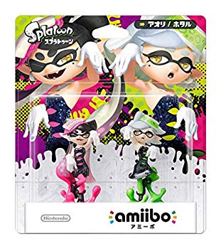 [Used] (Unused/Unopened) Amiibo Shio Colors Set [Aori/Firefly] (Splatoon Series)