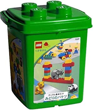 [Used] (Unused / Unopened) Lego (LEGO) Duplo Basic Set Midori no Bucket 7337