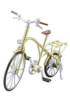 [Used] EX: ride ride.002 Classic bicycle metallic yellow decoration. Total length: about 125mm