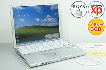 【中古】パナソニック(Panasonic) 【中古パソコン】ノートパソコン Panasonic レッツノート CF-W7 Core2Duo-1.06GHz 2GB 80GB DVDスーパーマルチ XP搭載