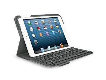 【中古】(未使用･未開封品)　LOGICOOL ウルトラスリム キーボード フォリオ for iPad mini ヴェールグレー TM725VG