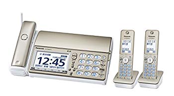 【中古】(未使用･未開封品)　パナソニック おたっくす デジタルコードレスFAX 子機2台付き 1.9GHz DECT準拠方式 ホワイト KX-PD604DW-W