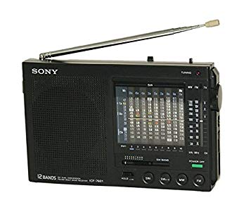 【中古】SONY ソニー　ICF-7601　高性能ポータブル受信機（FM/MW/SW10バンド）