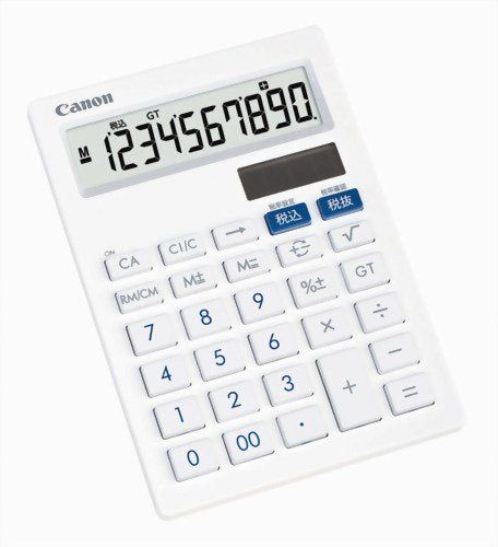 [New] Canon 10-digit mini Desktop calculator LS-101T antibacterial specification flat design