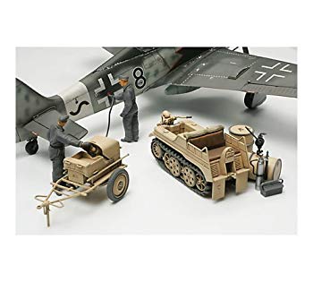 【中古】(未使用･未開封品)　タミヤ 1/48 ミリタリーミニチュアシリーズ No.33 ドイツ陸軍 航空機用電源車 ケッテンクラート牽引セット プラモデル 32533