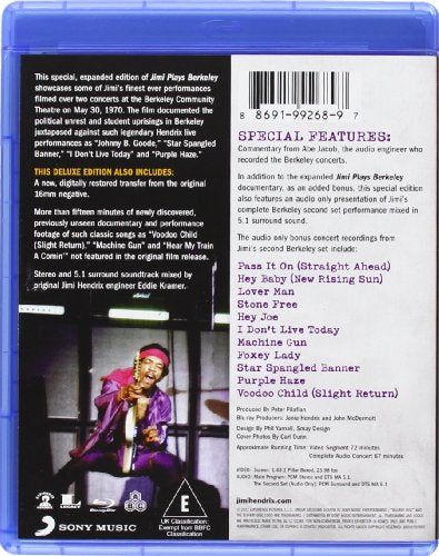 [New] Jimi Plays Berkeley [Blu-ray] [Import]